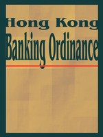 International Law & Taxation Publishers | Hong Kong Banking Ordinance | Buch