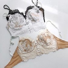 Open Back Underwear Deep V Neck Bra 3/4 Cup Shape Regular Clothing Length