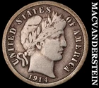 1914 Barber Dime - Scarce  Better Date  No Reserve  #K728