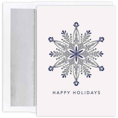 Holiday Collection 18-Count Boxed Christmas Cards With Foil-Lined Envelopes, ...