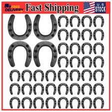 30 Pack Mini Cast Iron Horseshoes 1.77 x 2 Inch Western Party Decor Crafts