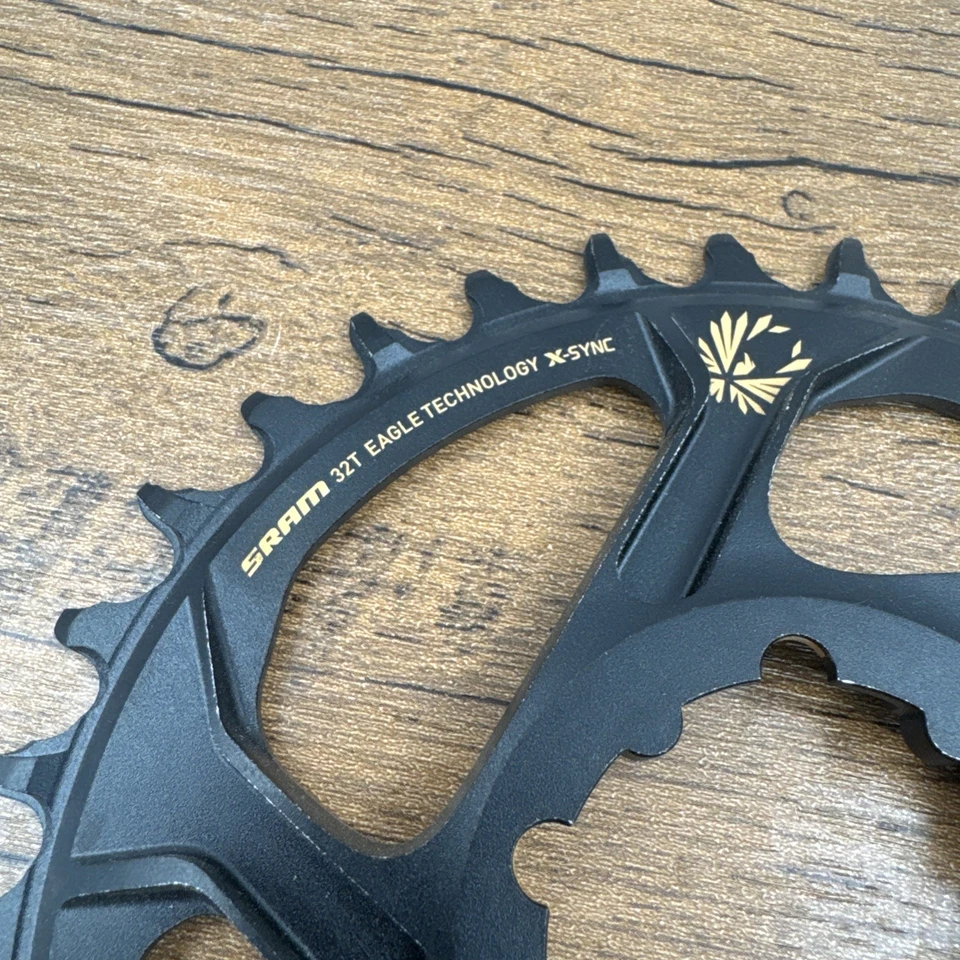 SRAM Eagle Gold 32T 6MM Offset X-Sync2 MTB Chainring 12 Speed NEW/NOS - Image 2 of 4