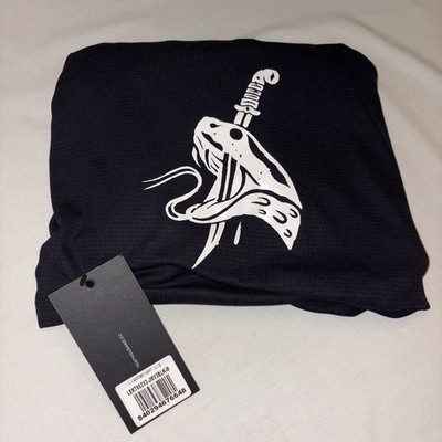 TEN THOUSAND LIGHTWEIGHT LONG SLEEVE SHIRT LOGO LIMITED SNAKE BLACK MEDIUM TRAIN