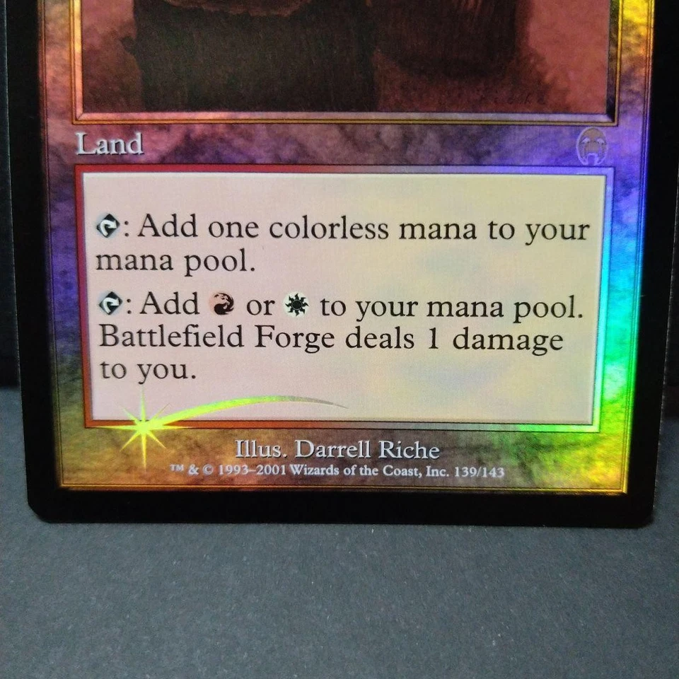 MTG Battlefield Forge Foil Land Magic The Gathering Rare New - Image 4 of 4