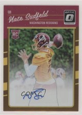 2016 Donruss Optic Bronze Signatures Nate Sudfeld #130 Auto b2g