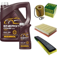 Mann Inspektionspaket 6L Mannol Energy 5W-30 FüR BMW E83 2.0I Xdrive20I