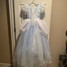 Cinderella Inspired Princess Blue Costume Dress Child Size 10/11 Years