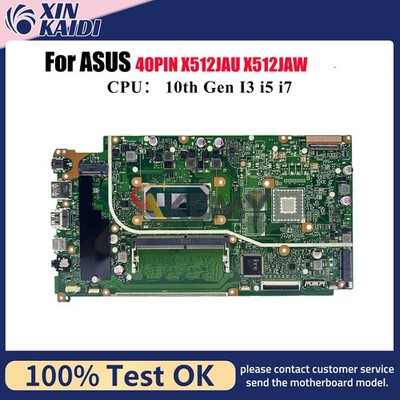 X512JAU Motherboard For ASUS S512J X512JAW F512J V5000J 40pin Mainboard W/CPU