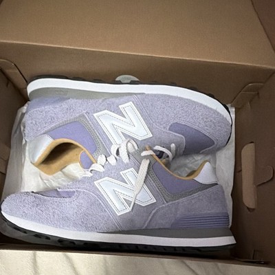 New Balance 574 Mystic Purple/Gray U574BGG Men's Low Top Lace-Up Suede Sneaker