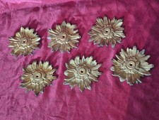 6 anciennes bobeches coupelles