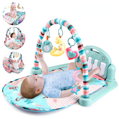 Baby Play Mat With Piano Keyboard Baby Carpet Music Puzzles Mat Educational Rack