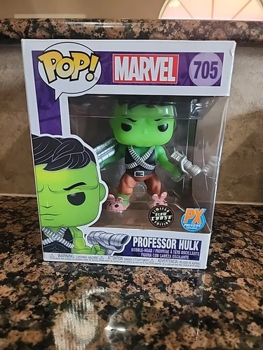 Funko Pop! Marvel 705 Professor Hulk Chase Glow XL Vinyl Figure PX Previews Ex