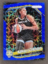 2025 Panini WNBA Prizm KAMILLA CARDOSO Blue Velocity Prizm #89 Chicago Sky (B)
