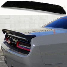For 2008-2023 Dodge Challenger Redeye Style Spoiler Gloss Black No Backup Camera For 2008-2023 Dodge Challenger Redeye Style Spoiler Gloss Black No Backup Camera