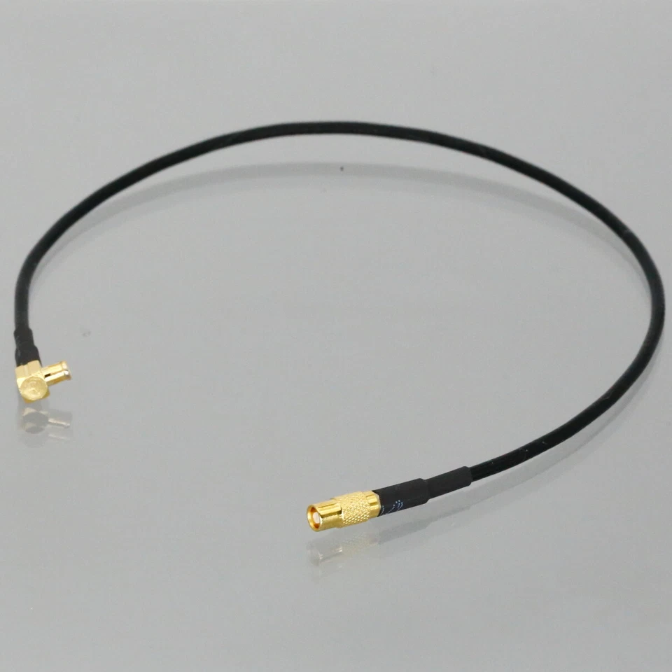 MCX Male Right Angle to MCX Female 0.5~15FT Coaxial Cable For Antenna Radio wifi - Image 2 of 4
