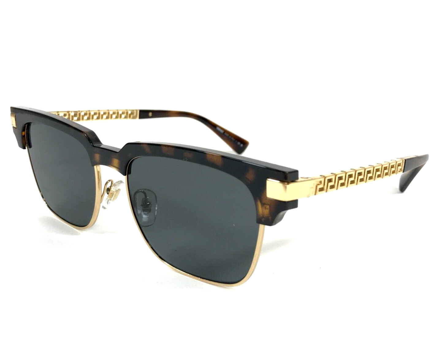 Versace Sunglasses MOD.4447 108/87 Tortoise Gold Square Frames with Gray Lenses thumbnail 6