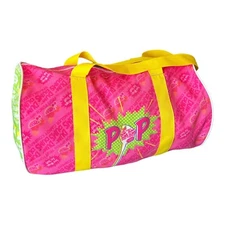 Duffle Bag Tote Pop Travel Candy Sucker Dum-Dums Pink Lollipop DumDums Vintage