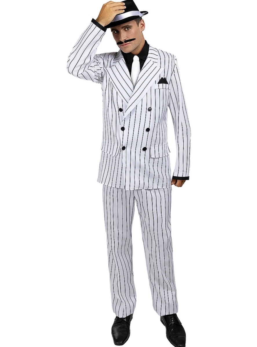 Baffi Finti Spiv Neri Anni 20 – Accessorio Costume Gangster