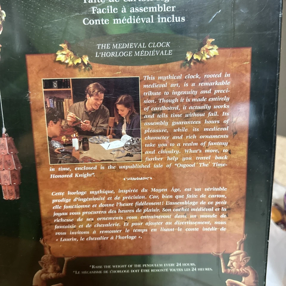 Kit Reloj Medieval Wrebbit Construye tu propia Colección de Arte. Precintado. 1997 Foto 4 de 4