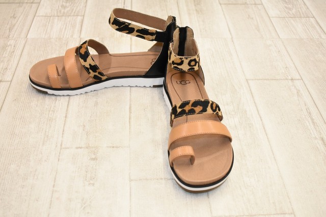 ugg mina leopard sandal