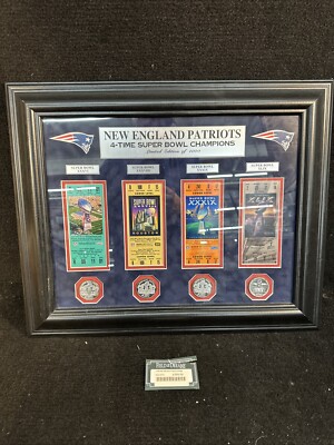 New England Patriots Super Bowl Collectors Dream Amazon.com: New England Patriots Framed 23 main image 4