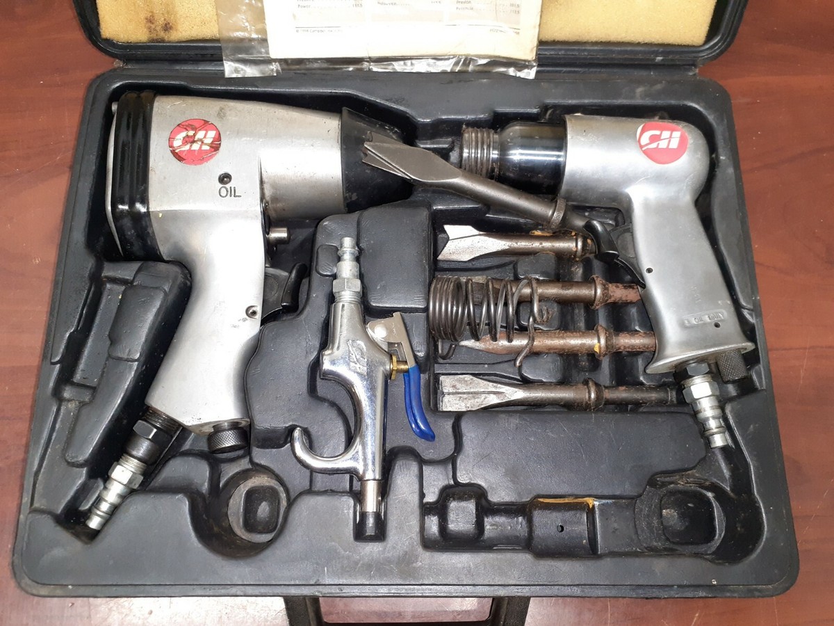 Campbell Hausfeld 2pc Set, Impact Wrench and Air Hammer TL1002
