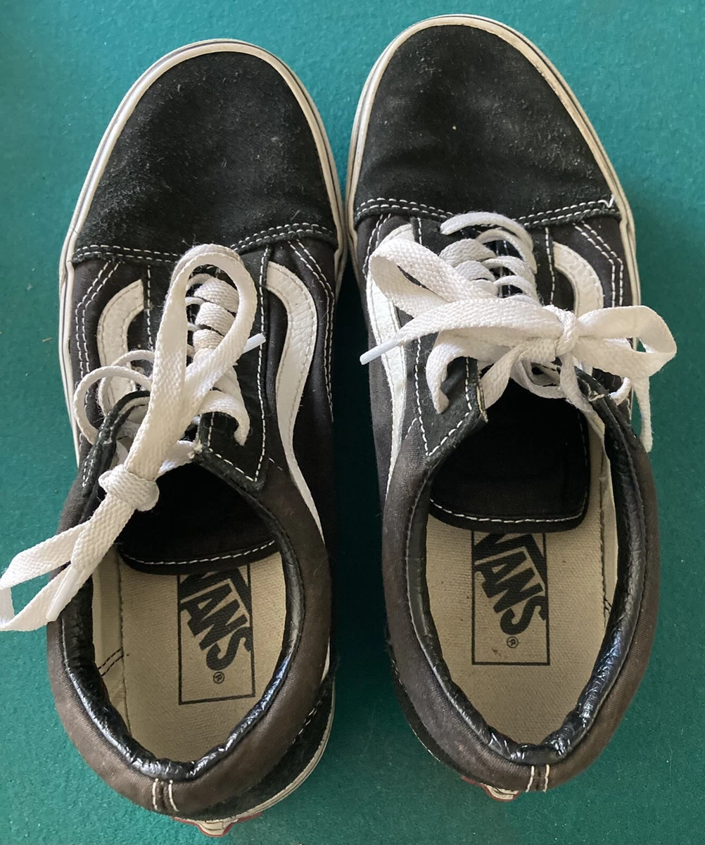 Worn out vans old cheap skool