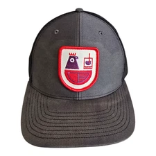 Barcoop Bevy Cocktail Mixer Logo Adjustable Baseball Cap Trucker Hat Gray Black