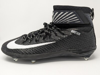 Nike Lunarbeast Skin Football Cleats Black 847725-011 Mens US Size 18