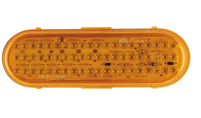 2 - Maxxima Stop/Tail/Turn Light, 60 LED, Amber, Oval Red M63100Y