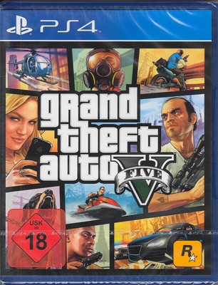 Grand Theft Auto V Gta 5 Ps4 Playstation 4 Neu Ovp