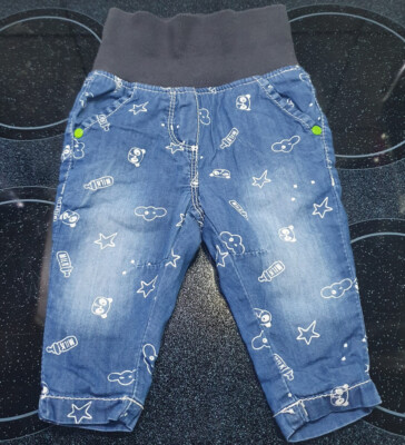 Blaue thermo ''Motiv'' Jeans - Gr.62 - Dopodopo - Neu