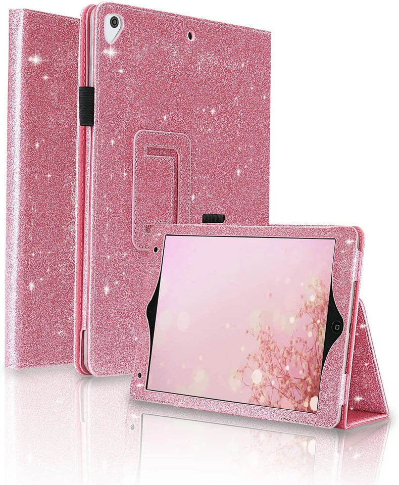 Apple iPad Glitter Flip Stand Cover Case For Air2 iPad 10.2 7/8th (2020) Mini 5 - Image 3 of 3