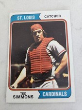 MLB Hall of Famer Ted Simmons (St. Louis Cardinals) Topps Card (1973 Season)