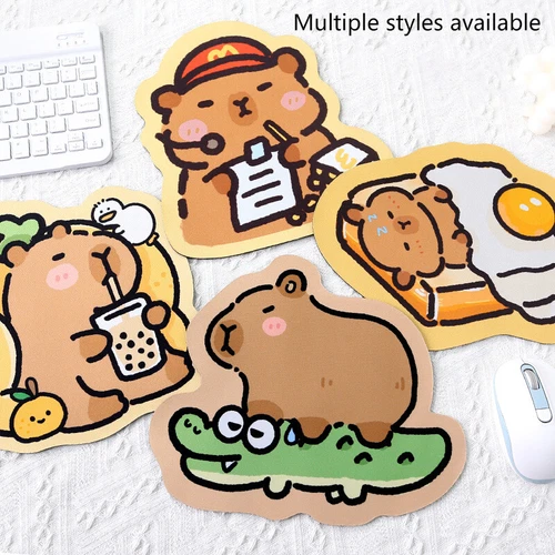 Cute Capybara Mouse Pad Desk Mat Keyboard Pad Gaming Table Mat Office Decoration