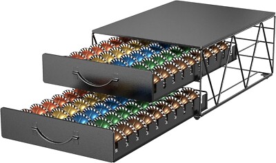 Doppelschicht Nespresso Vertuoline Kapsel Schublade Organizer Kaffeemaschine Ständer