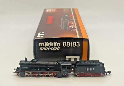 Escala Z Marklin 88183 4-6-2 Juegos Olímpicos Logo Tender Org caja 5 polos motor | Condition: Used