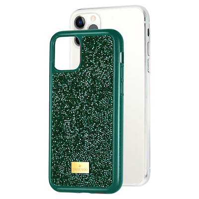 Swarovski Glam Rock iPhone 11 Pro Case with bumper Green #5549939