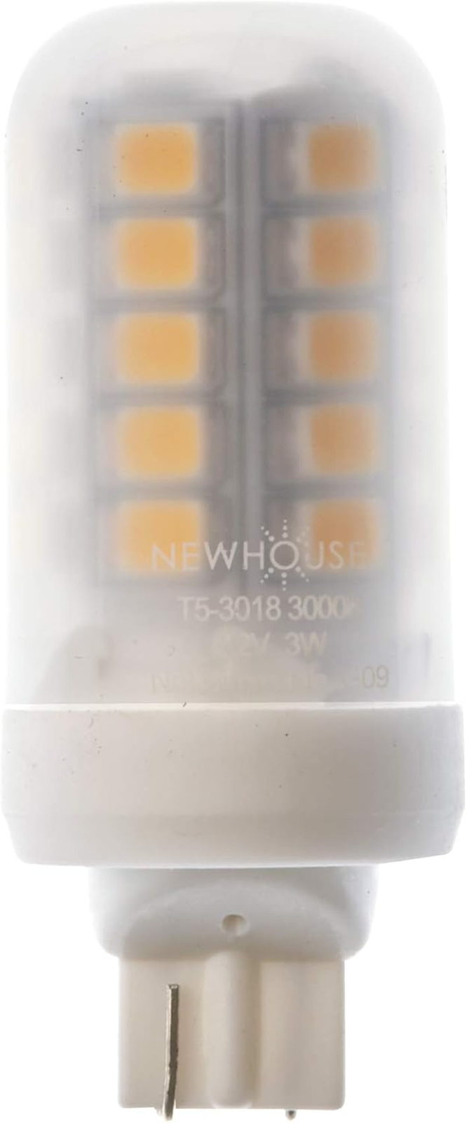 T5 LED Bulb Halogen Lights, 3W (18W Equivalent), Wedge Base, 280 Lm, 12V, 3000K,