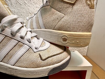 ADIDAS Missy Hoops Mid Top Sneaker Leinen Gold Missy Elliot 2007 Us 6,5 Respect