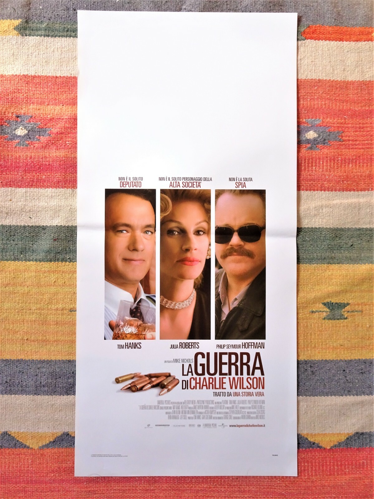 Locandina originale film La guerra di Charlie Wilson (2008) - Regia di Mike Nichols