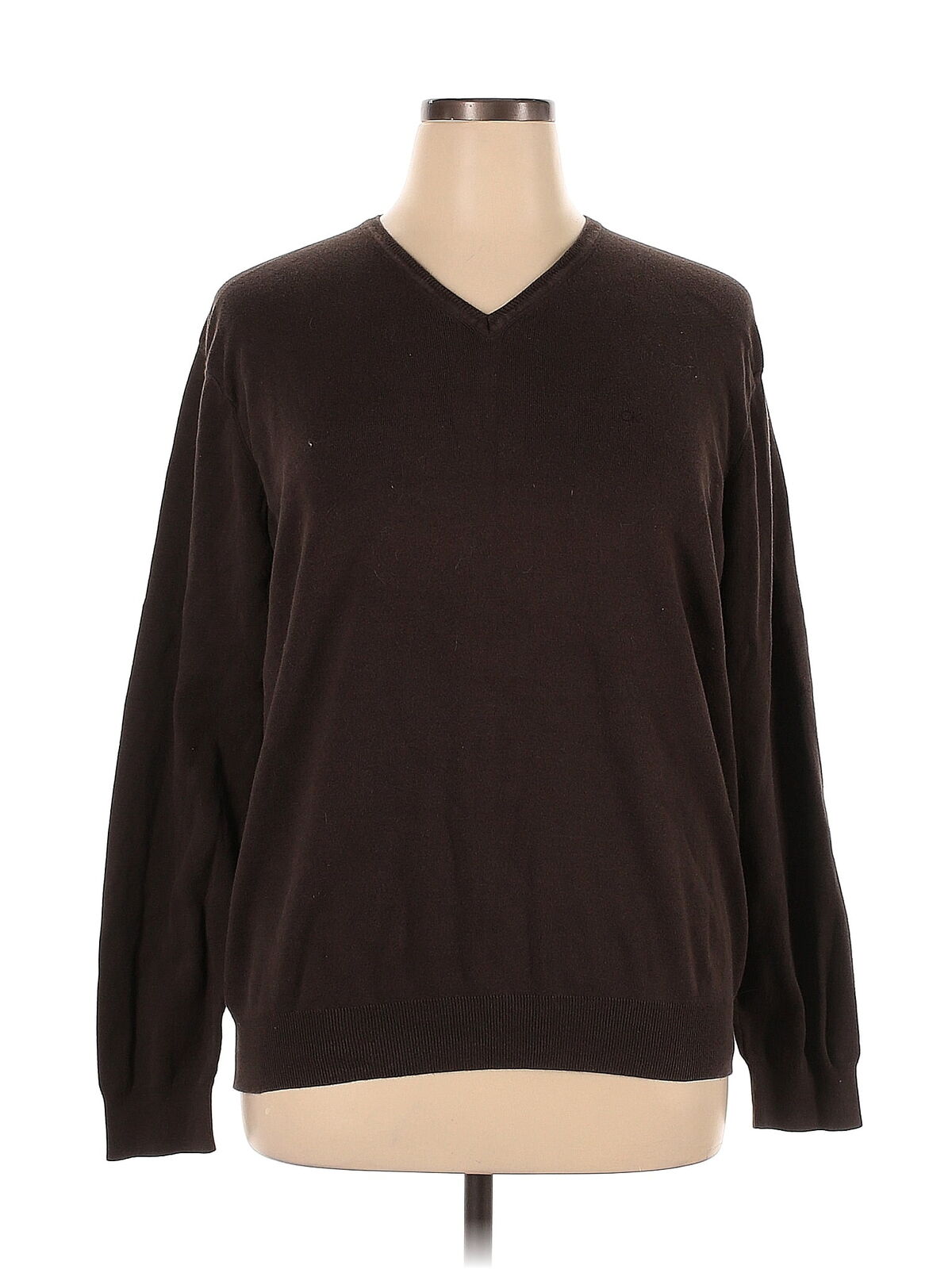 Calvin Klein Women Brown Pullover Sweater XL - image 1