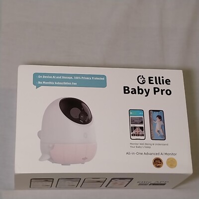 BRAND NEW Ellie Baby Pro baby Monitor with Camera and Audio 