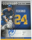 BERNIE FEDERKO SIGNED 20-21 UD SP SIGNATURE EDITION LEGENDS BLUES CARD AUTOGRAPH