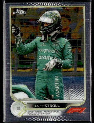 2022 Topps Chrome Formula 1 #50 Lance Stroll Racing Card 3002B