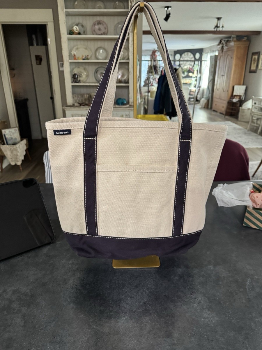 Vintage US製 Lands' Endトートバッグ グリーン赤 Vintage Lands End
