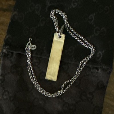 GUCCI Signed  Gucci  .925 STERLING SILVER NECKLACE