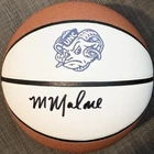 Michael Malone Signed Autographed North Carolina Tar Heels Logo Basketball JSA