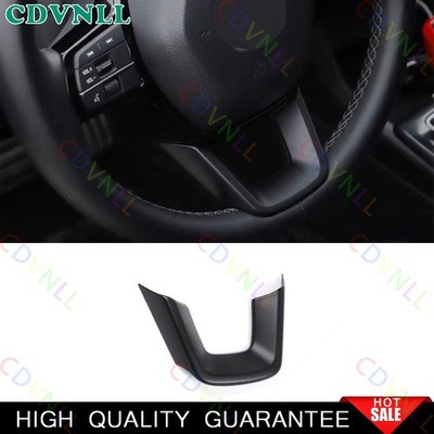 For Honda Pilot 2023-2026 Matte Black Steering Wheel Sheet Panel Cover Trim 1PCS