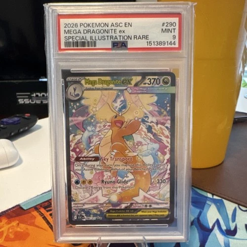 2026 Pokemon Mega Dragonite ex SIR 290/217 Ascended Heroes PSA 9 MINT Chase